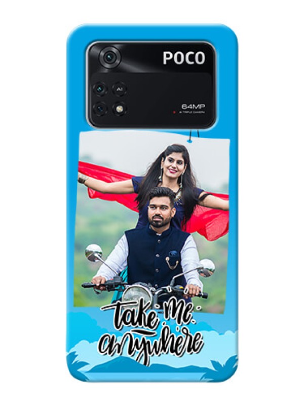 Custom Poco M4 Pro 4G custom mobile phone cases: Traveller Design 