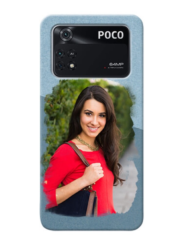 Custom Poco M4 Pro 4G custom mobile phone covers: Grunge Line Art Design