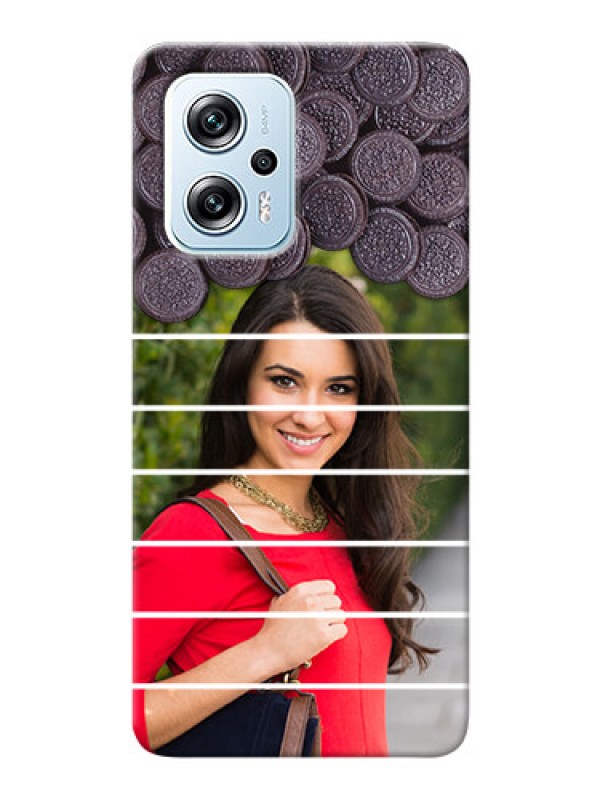 Custom Poco X4 GT 5G Custom Mobile Covers with Oreo Biscuit Design