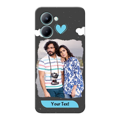 Buy Realme C33 2023 Mobile Back Covers splashes with love doodles Design