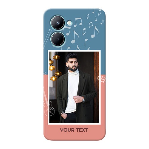 Buy Realme C33 Phone Back Covers with Color Musical Note Design