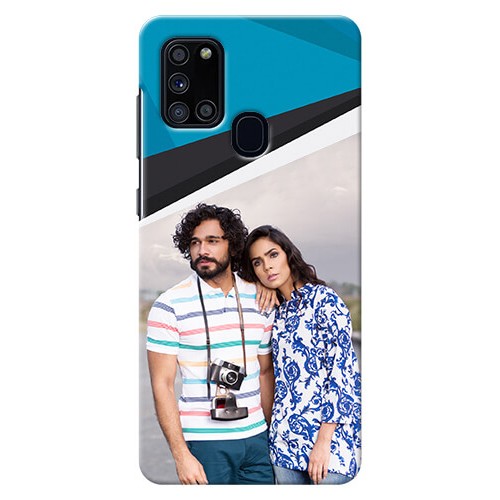 Buy Galaxy A21s Back Covers Simple Pattern Photo Upload Design