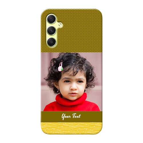 Buy Galaxy A34 5G custom mobile back covers Simple Green Color Design