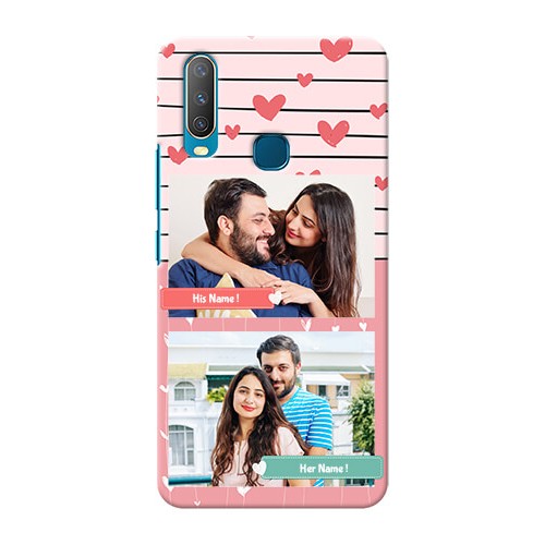 Buy Vivo U10 custom mobile covers Photo with Heart Design