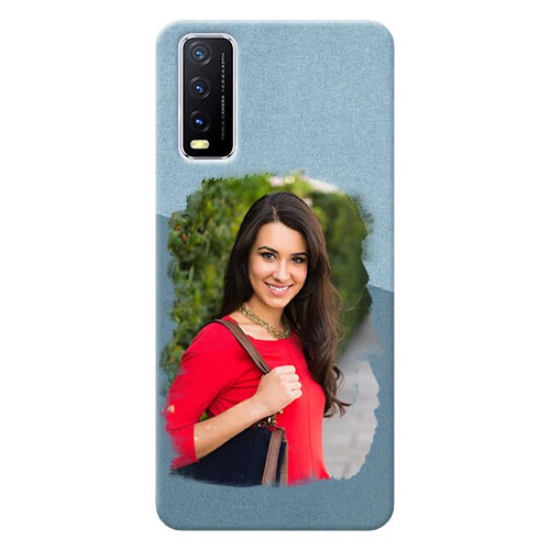 Buy Vivo Y20 custom mobile phone covers Grunge Line Art Design