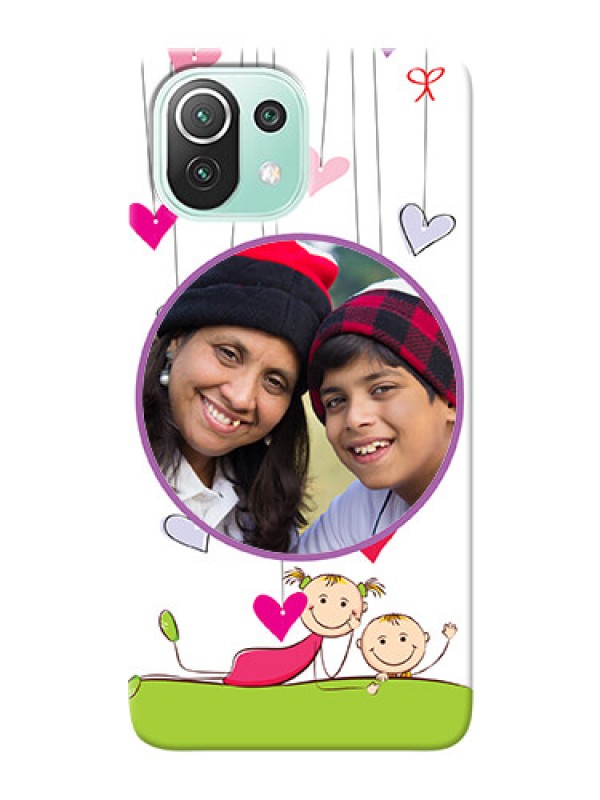 Custom Mi 11 Lite NE 5G Mobile Cases: Cute Kids Phone Case Design