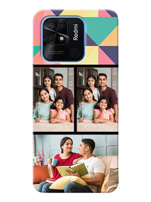 Custom Redmi 10 personalised phone covers: Bulk Pic Upload Design
