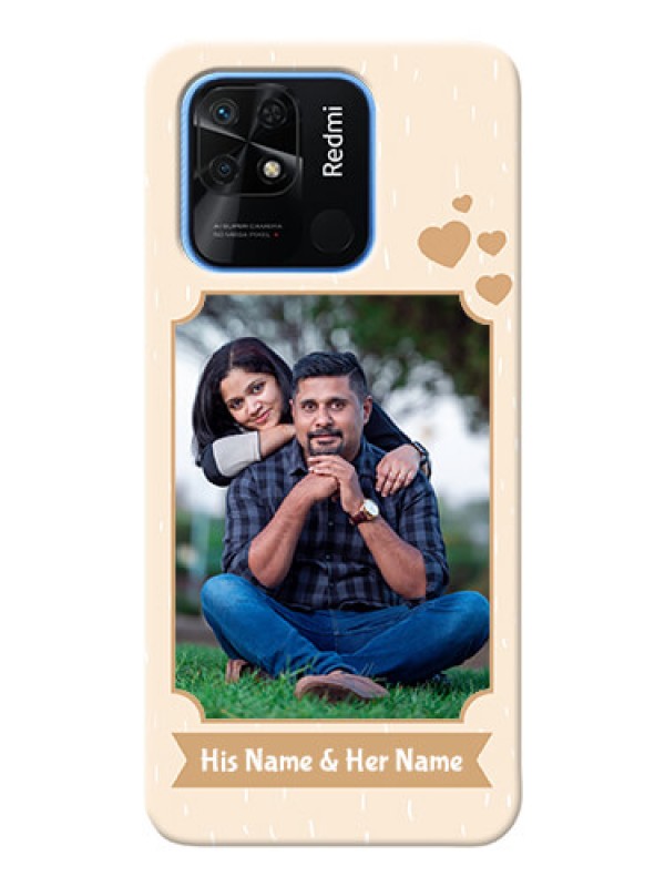 Custom Redmi 10 mobile phone cases with confetti love design 