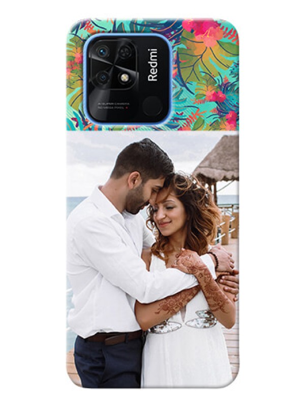 Custom Redmi 10 Personalized Phone Cases: Watercolor Floral Design