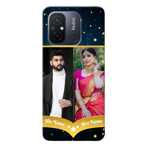 Buy Redmi 12C Mobile Covers Online Galaxy Stars Backdrop Design
