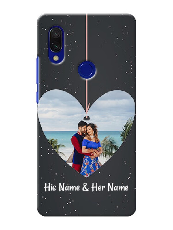 Custom Redmi 7 custom phone cases: Hanging Heart Design