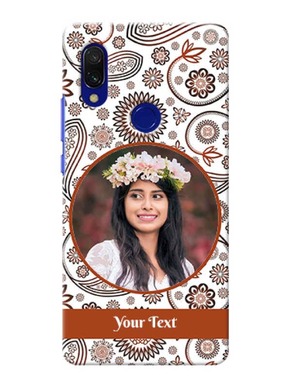 Custom Redmi 7 phone cases online: Abstract Floral Design 