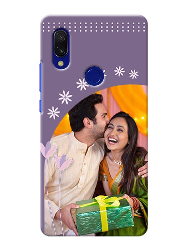 Custom Redmi 7 Phone covers for girls: lavender flowers design 