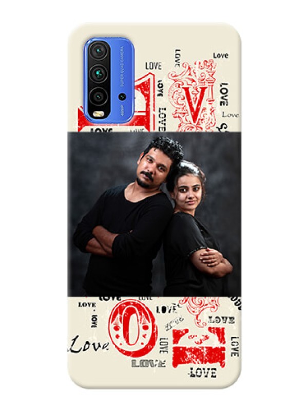 Custom Redmi 9 Power mobile cases online: Trendy Love Design Case