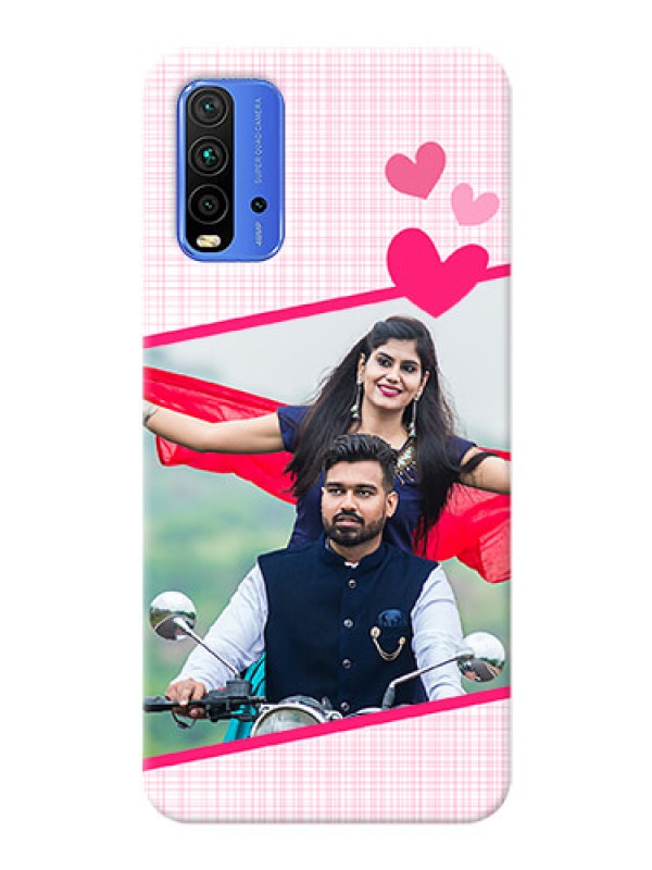 Custom Redmi 9 Power Personalised Phone Cases: Love Shape Heart Design