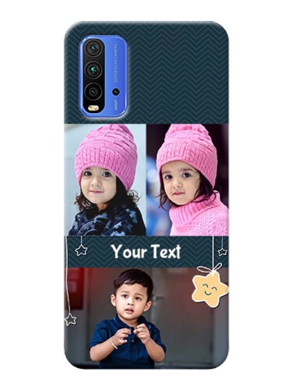 Custom Redmi 9 Power Mobile Back Covers Online: Hanging Stars Design