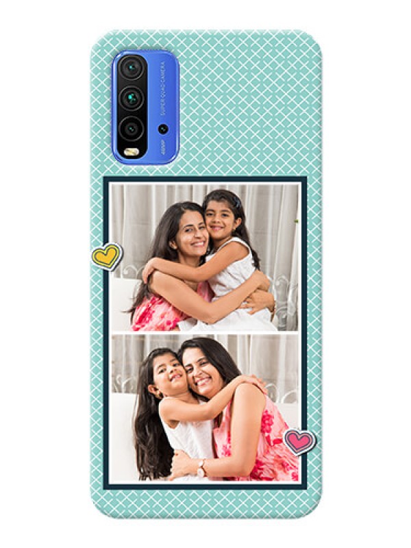 Custom Redmi 9 Power Custom Phone Cases: 2 Image Holder with Pattern Design