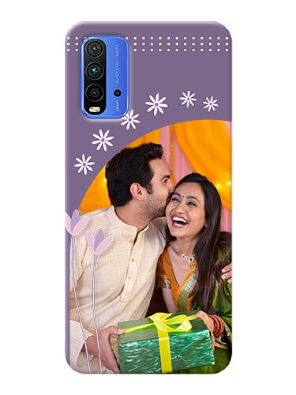 Custom Redmi 9 Power Phone covers for girls: lavender flowers design 
