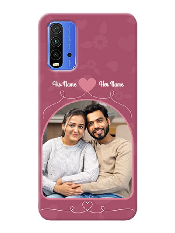 Custom Redmi 9 Power mobile phone covers: Love Floral Design