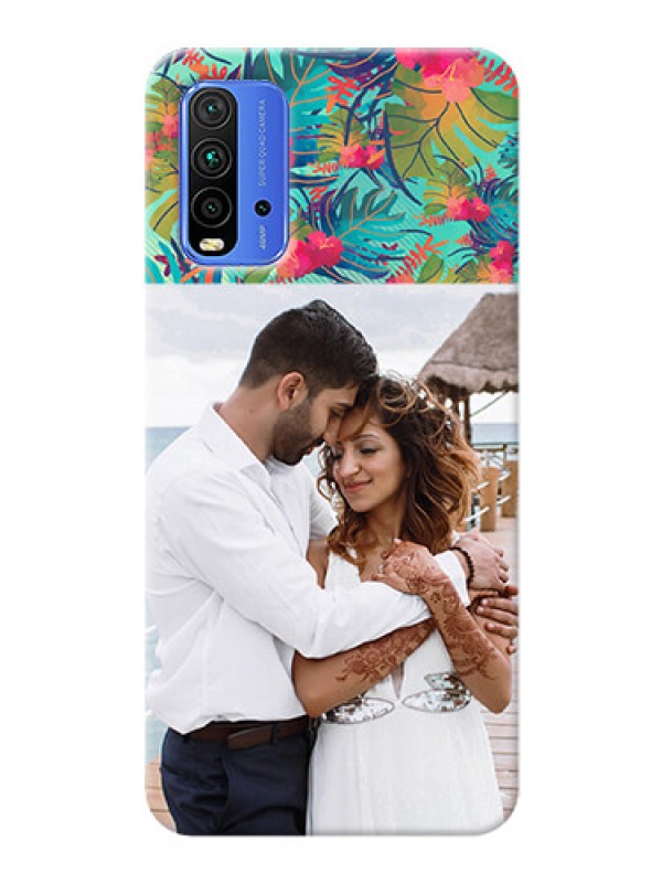 Custom Redmi 9 Power Personalized Phone Cases: Watercolor Floral Design