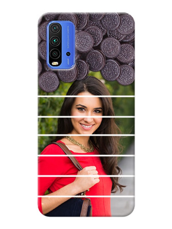 Custom Redmi 9 Power Custom Mobile Covers with Oreo Biscuit Design