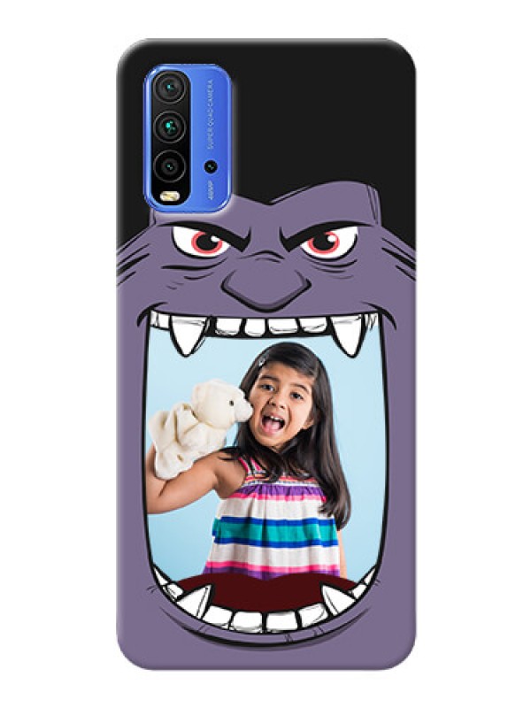 Custom Redmi 9 Power Personalised Phone Covers: Angry Monster Design
