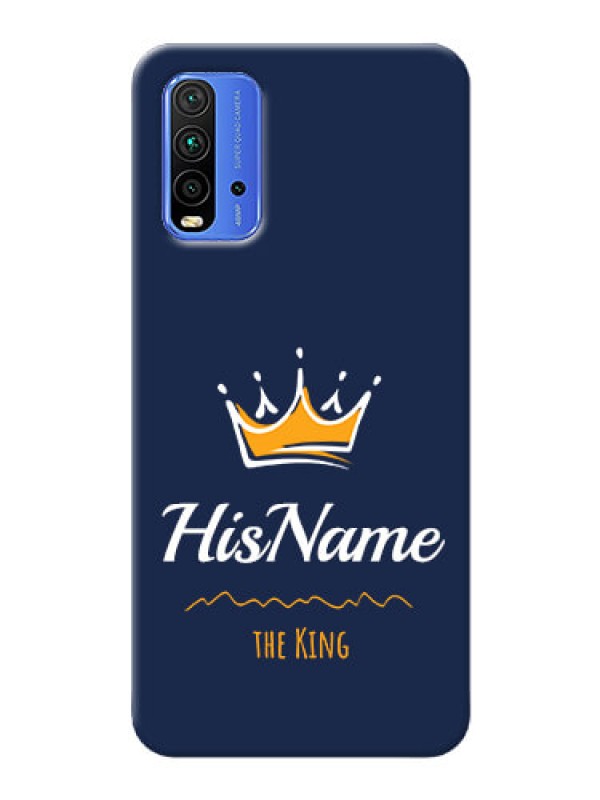 Custom Redmi 9 Power King Phone Case with Name
