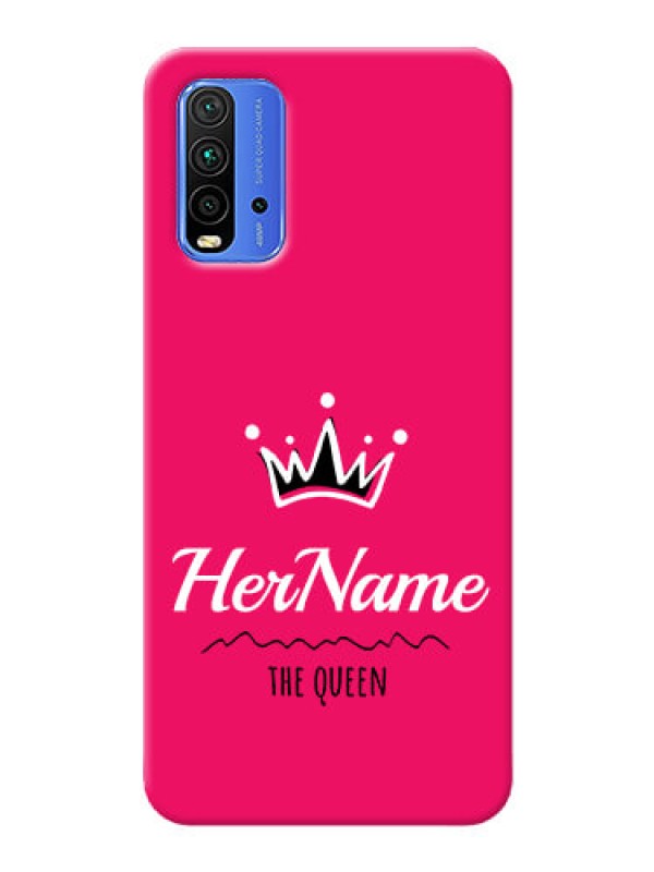 Custom Redmi 9 Power Queen Phone Case with Name