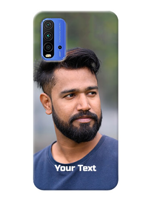 Custom Redmi 9 Power Mobile Cover: Photo with Text