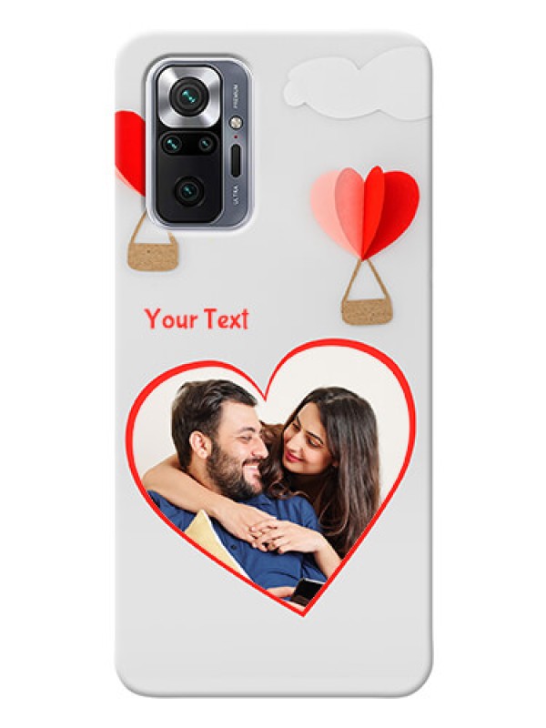 Custom Redmi Note 10 Pro Max Phone Covers: Parachute Love Design