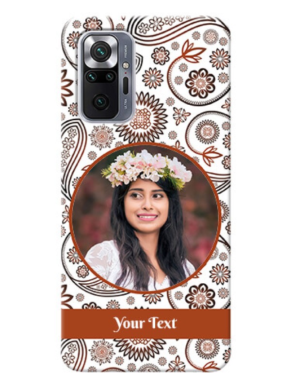 Custom Redmi Note 10 Pro Max phone cases online: Abstract Floral Design 