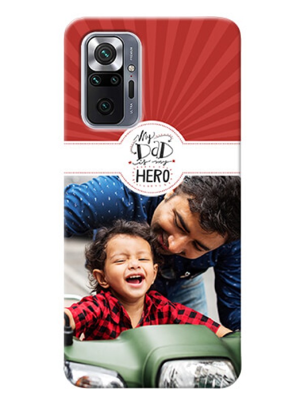 Custom Redmi Note 10 Pro Max custom mobile phone cases: My Dad Hero Design