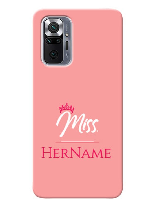 Custom Redmi Note 10 Pro Max Custom Phone Case Mrs with Name