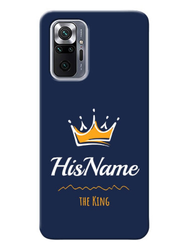 Custom Redmi Note 10 Pro Max King Phone Case with Name