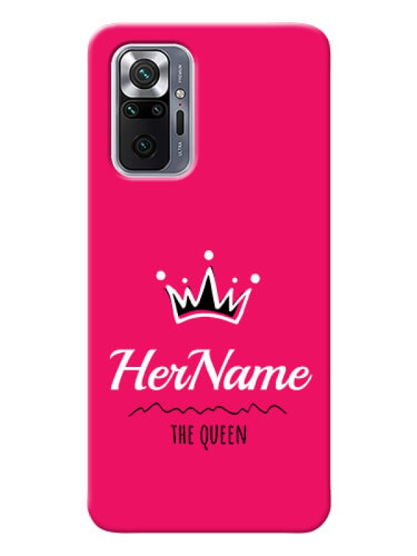 Custom Redmi Note 10 Pro Max Queen Phone Case with Name