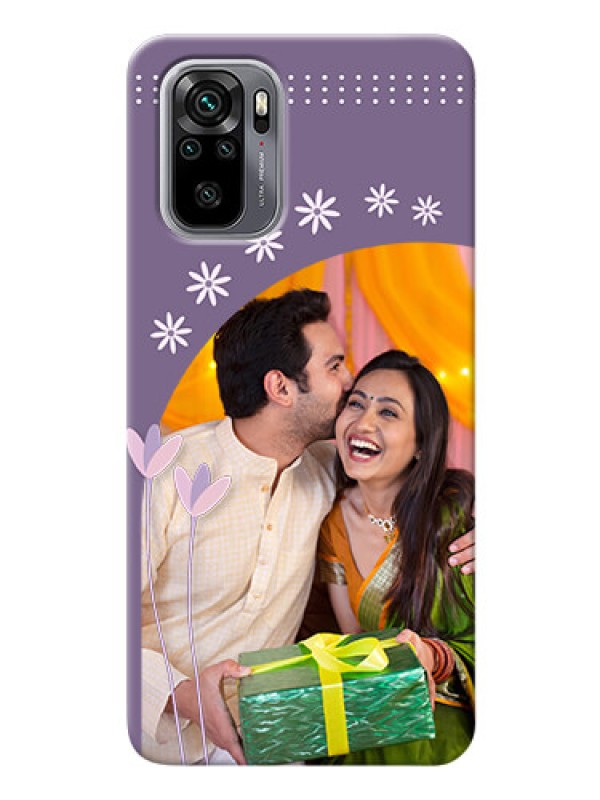 Custom Redmi Note 10 Phone covers for girls: lavender flowers design 