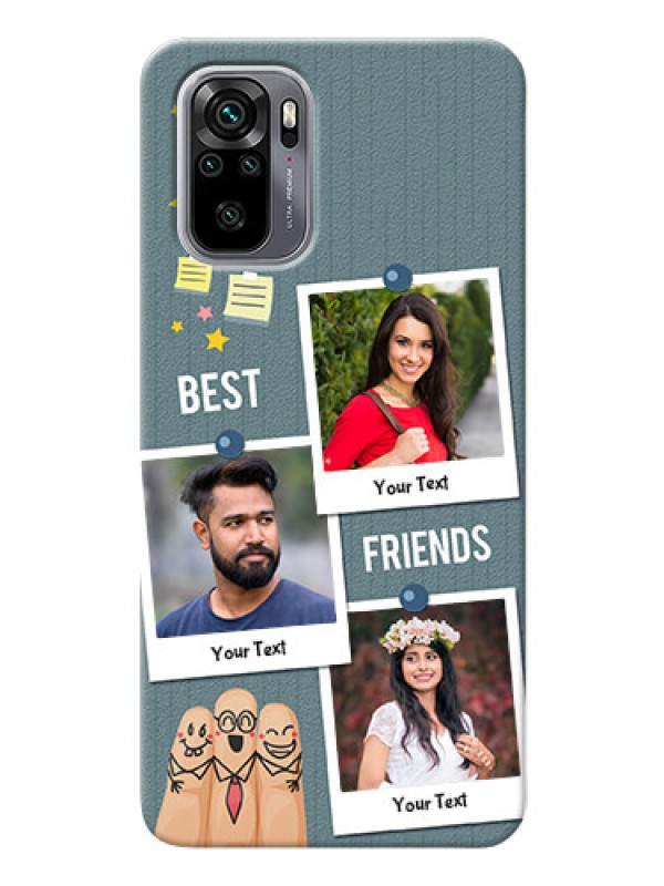 Custom Redmi Note 10 Mobile Cases: Sticky Frames and Friendship Design