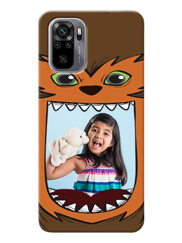 Custom Redmi Note 10 Phone Covers: Owl Monster Back Case Design