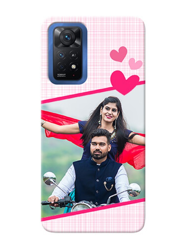 Custom Redmi Note 11 Pro Plus 5G Personalised Phone Cases: Love Shape Heart Design