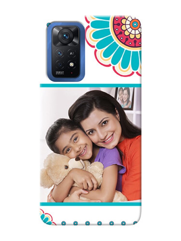 Custom Redmi Note 11 Pro Plus 5G custom mobile phone cases: Flower Design