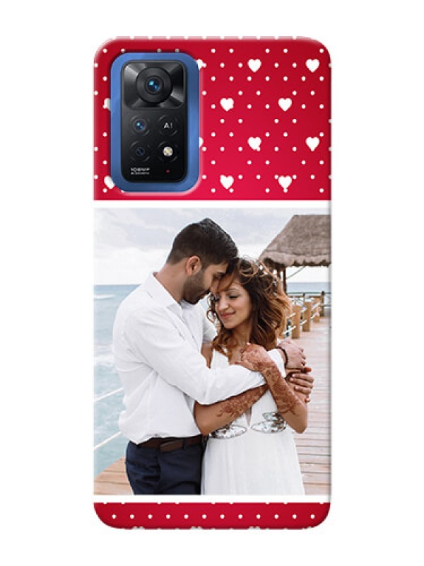 Custom Redmi Note 11 Pro Plus 5G custom back covers: Hearts Mobile Case Design