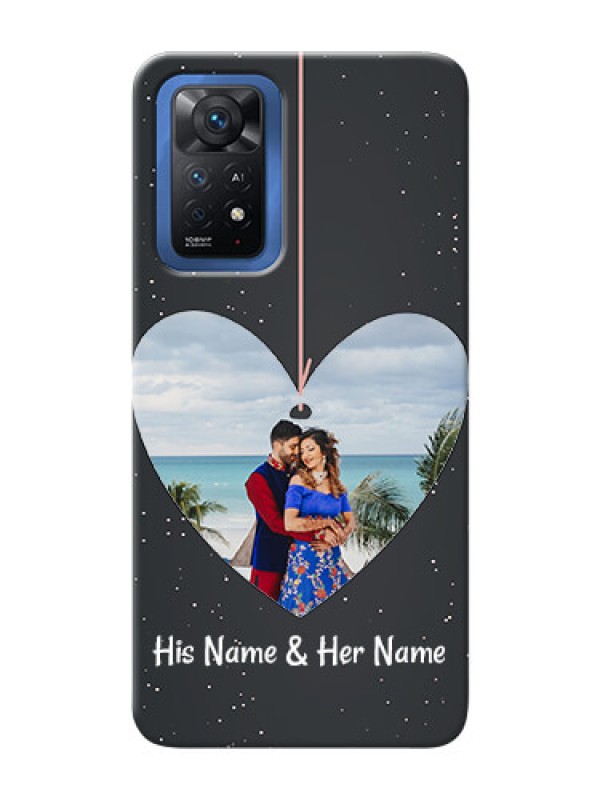 Custom Redmi Note 11 Pro Plus 5G custom phone cases: Hanging Heart Design
