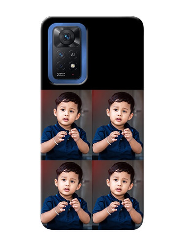 Custom Redmi Note 11 Pro Plus 5G 4 Image Holder on Mobile Cover