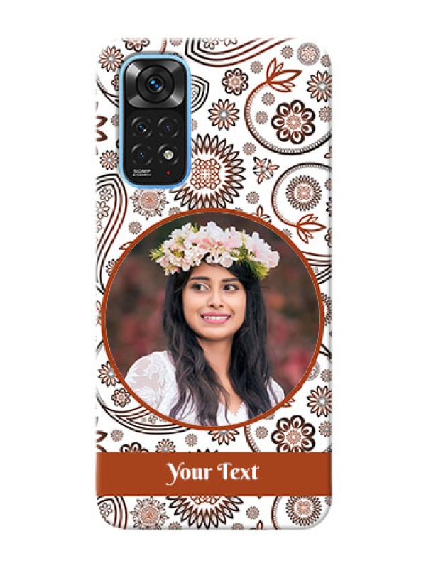 Custom Redmi Note 11 phone cases online: Abstract Floral Design 