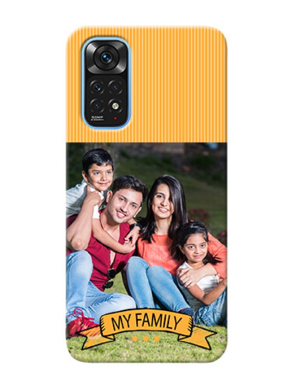 Custom Redmi Note 11 Personalized Mobile Cases: My Family Design