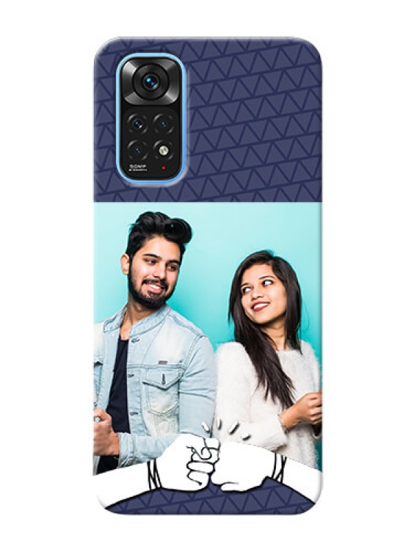 Custom Redmi Note 11 Mobile Covers Online with Best Friends Design 
