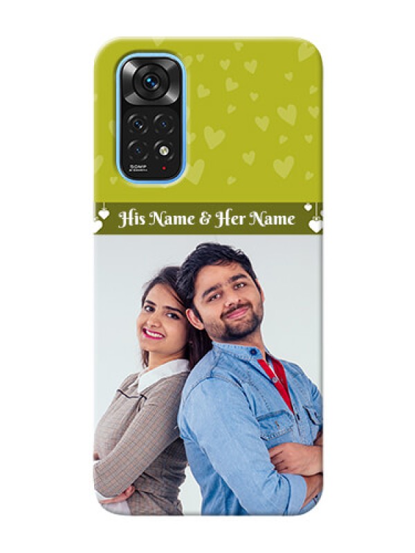 Custom Redmi Note 11 custom mobile covers: You & Me Heart Design