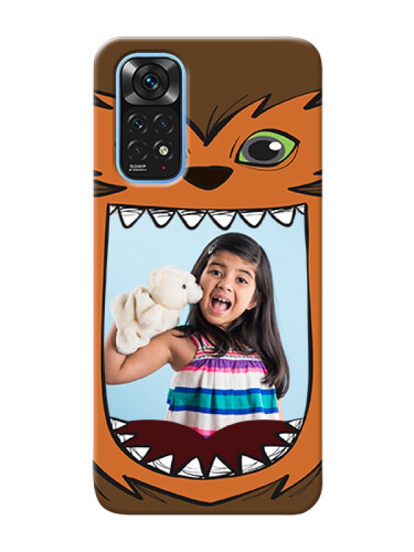 Custom Redmi Note 11 Phone Covers: Owl Monster Back Case Design