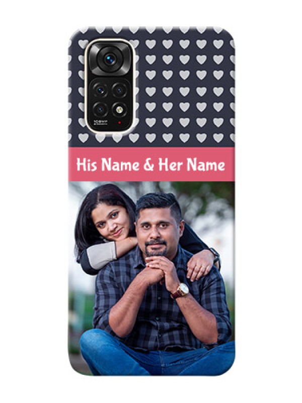 Custom Redmi Note 11S Custom Mobile Case with Love Symbols Design