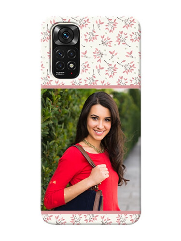 Custom Redmi Note 11S Back Covers: Premium Floral Design